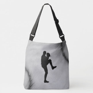Baseball Player Pitcher Windup Crossbody Bag