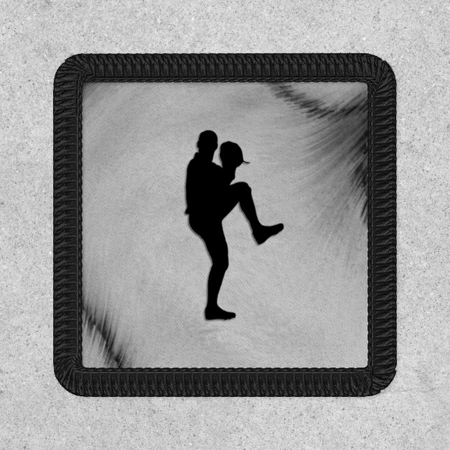 Baseball Player Pitcher Windup Patch (Front)