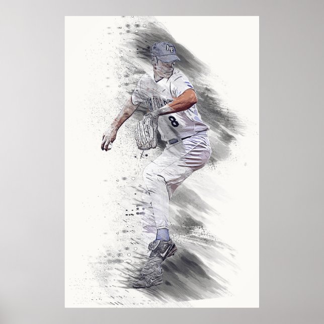 Baseball Player Poster (Front)