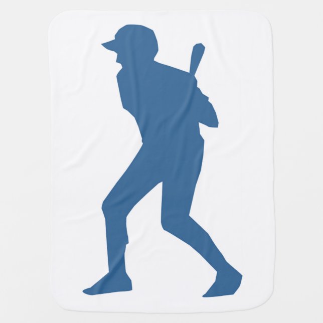 BASEBALL PLAYER RECEIVING BLANKET (Front)
