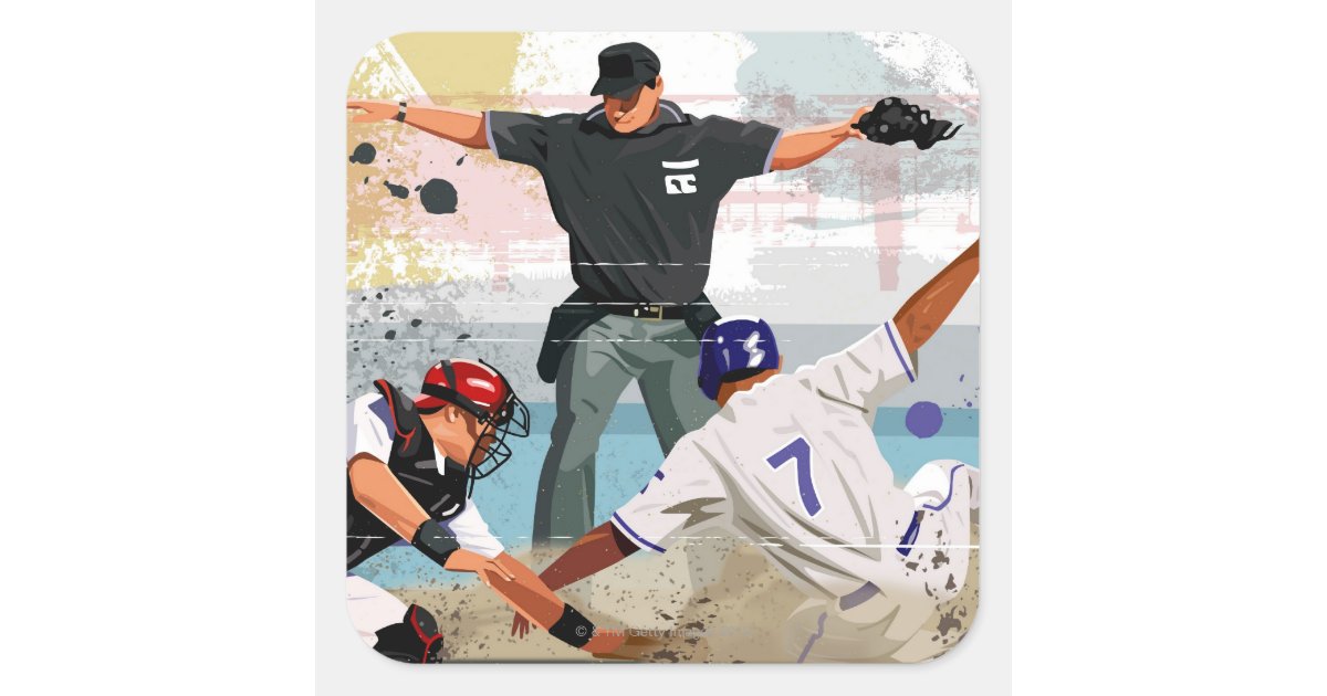 Baseball Home Plate' Sticker