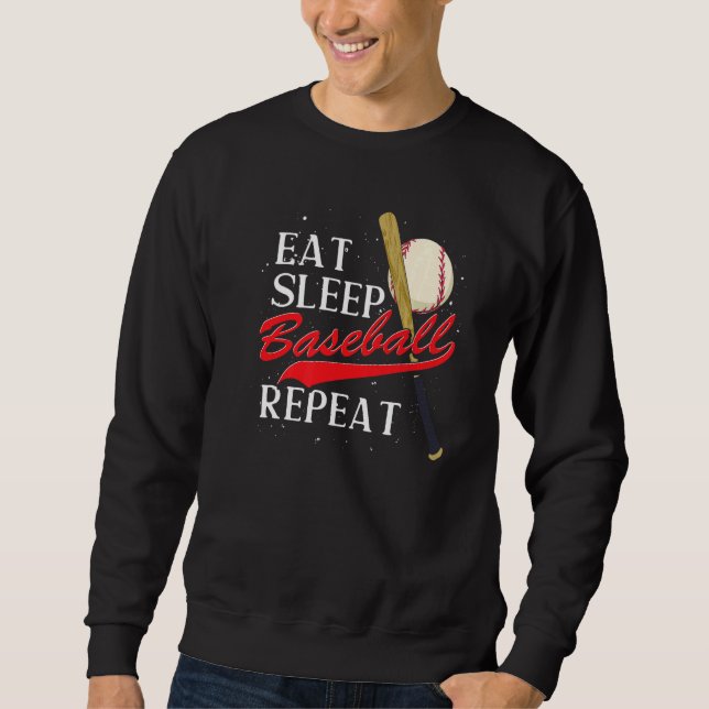 Baseball Player Sport Baseball Pitcher Baseball Sweatshirt (Front)