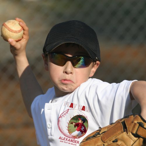Baseball Player Team Supporter Little Kids League T_Shirt