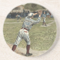 Baseball Player Thrown Out at Second Base