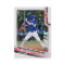 Baseball Player Trading Card Custom Red Grey