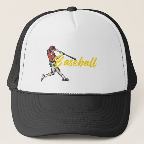 Baseball Player Trucker Hat