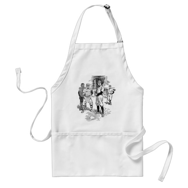 Baseball:Players Adult Apron (Front)
