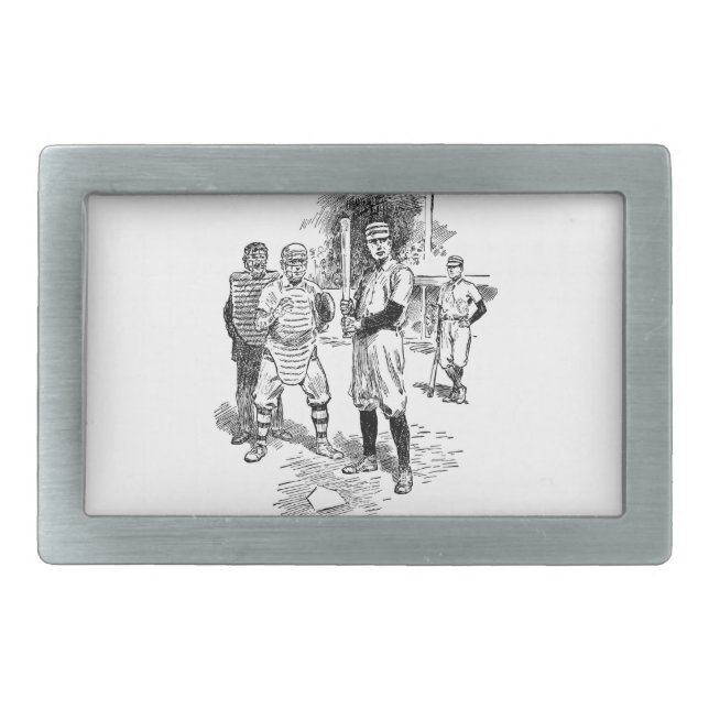 Baseball:Players Belt Buckle (Front)