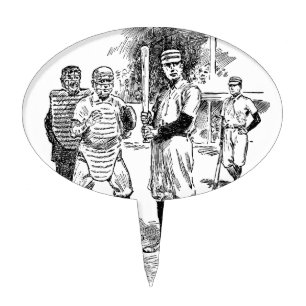 Baseball:Players Cake Topper