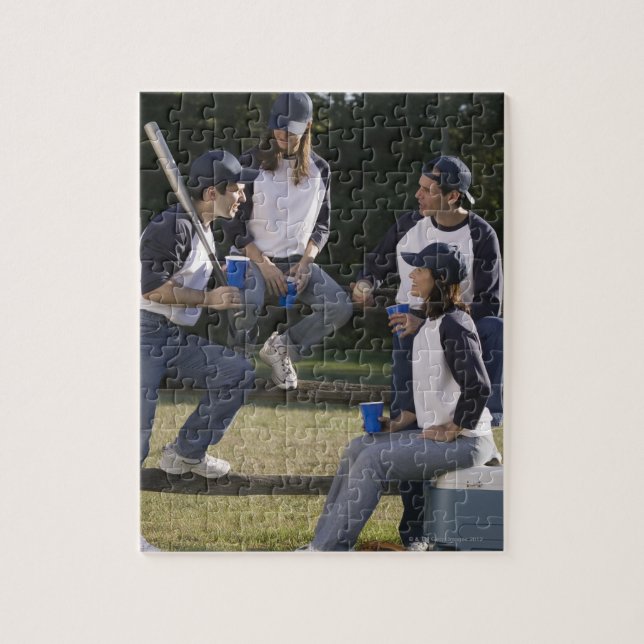 Baseball players jigsaw puzzle (Vertical)