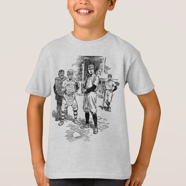 Baseball:Players Kid's T-Shiirt T-Shirt (Front)