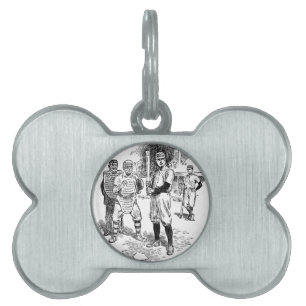 Baseball:Players Pet ID Tag