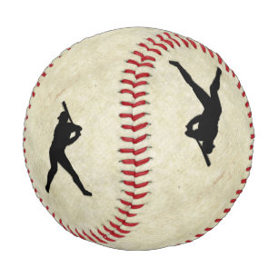 Baseball Players Pitcher and Batter