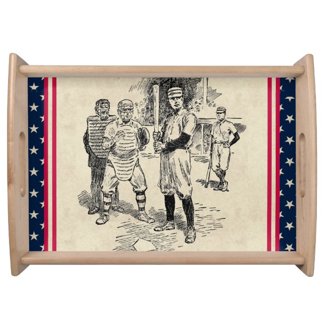 Baseball:Players Serving Tray (Front)