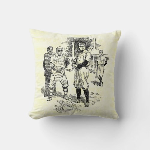 BaseballPlayers Throw Pillow