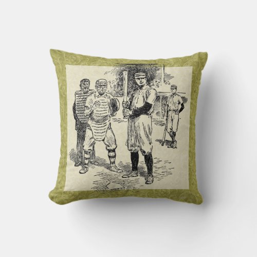 BaseballPlayers Throw Pillow