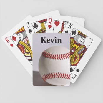 Baseball Playing Cards by HolidayZazzle at Zazzle