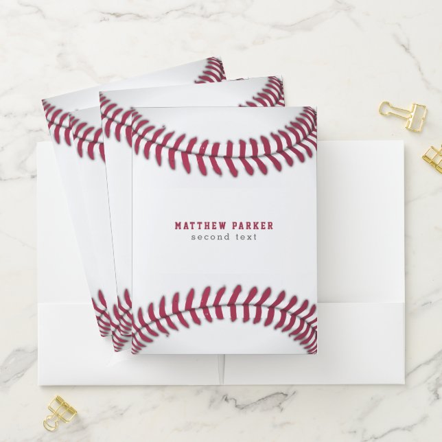 Baseball Pocket Folder (In Situ)