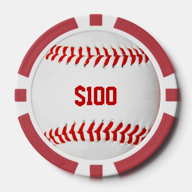 Baseball Poker Chip (Front)