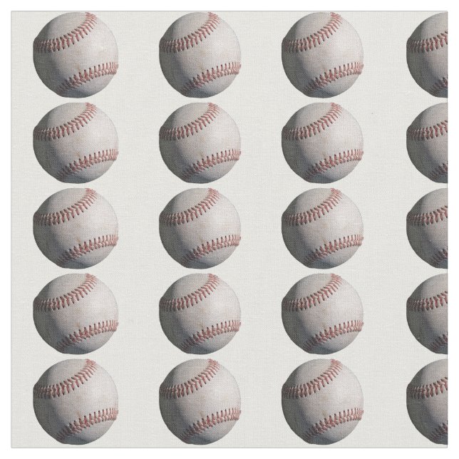 Baseball Polkadot Fabric (Close Up)