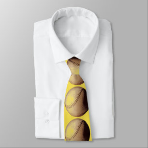 Baseball Pop Art Neck Tie