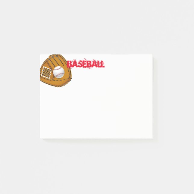 Baseball Post-it-Notes Post-it Notes (Front)