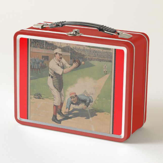 Baseball Poster Lunch Box (Front)