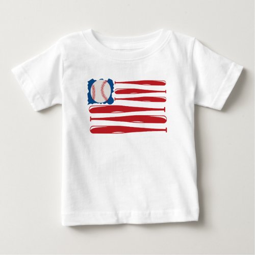 Baseball pride design baby T_Shirt