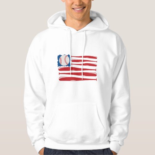 Baseball pride design hoodie