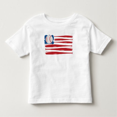 Baseball pride design toddler t_shirt