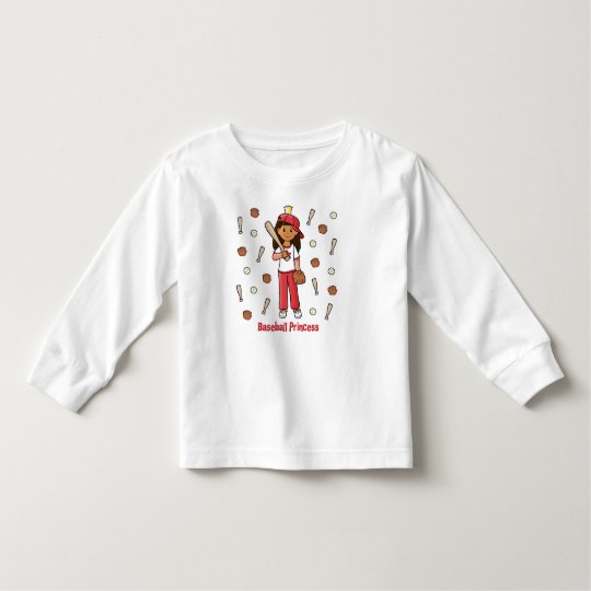 Baseball Princess Toddler T-shirt