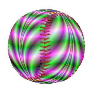 Baseball  Psychedelic Neon Eye