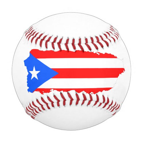 Baseball Puerto Rico Island Customized Ball