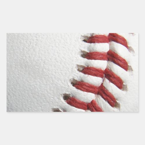 Baseball Rectangular Sticker