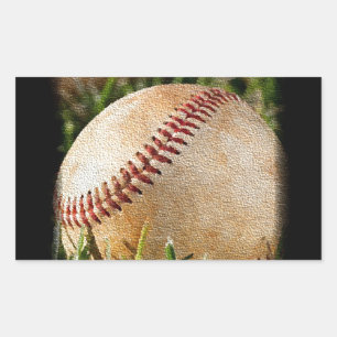 Baseball Rectangular Sticker