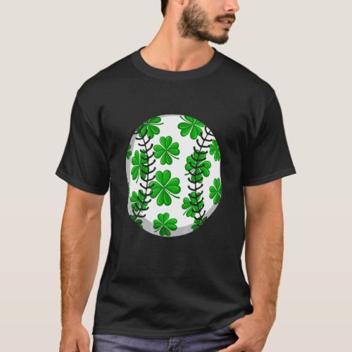 Baseball Retro Patricks Day Irish Sport  Saint Pad T_Shirt