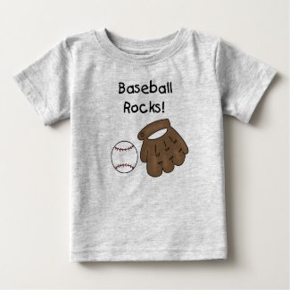 Baseball Rocks Baby T-Shirt
