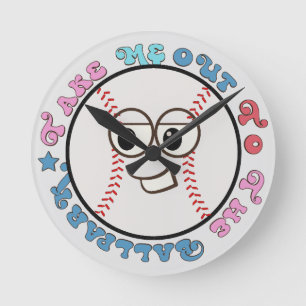 Baseball round clock
