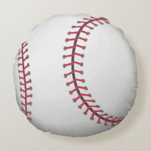Baseball Round Pillow
