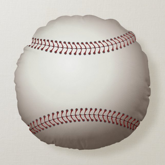 Baseball Round Pillow (Front)