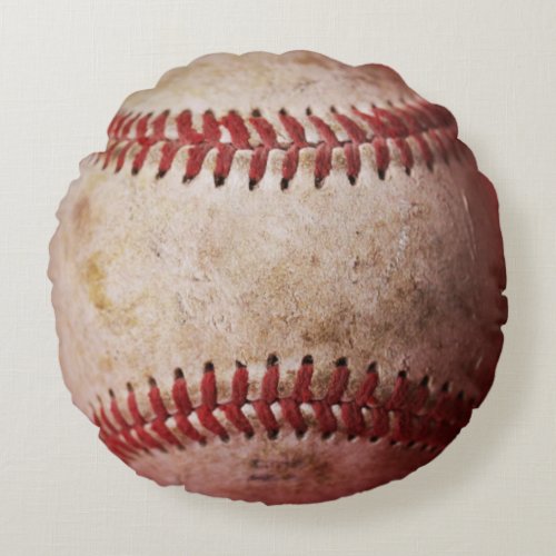 Baseball Round Pillow