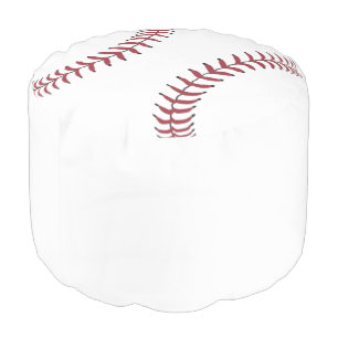 Baseball Round Pouf