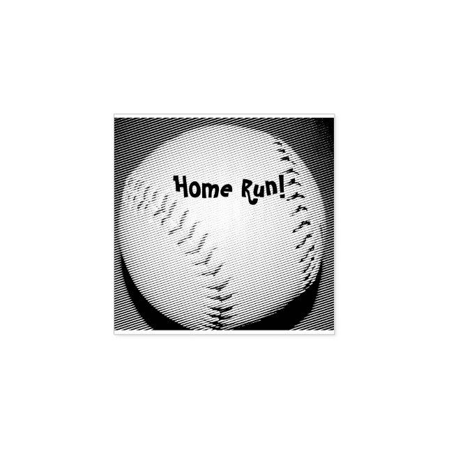 Baseball Rubber Stamp (Imprint)