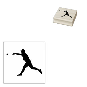 baseball rubber stamp