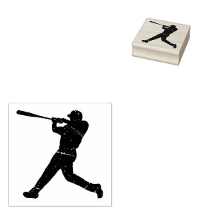 baseball rubber stamp