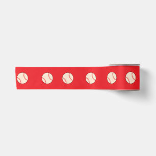 Baseball Satin Ribbon