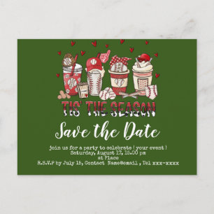Baseball save the date for baseball Mom Party Postcard