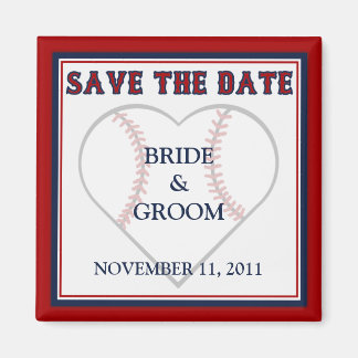 Baseball Save the Date Magnets