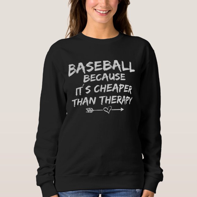 baseball saying outfit baseball player sweatshirt (Front)