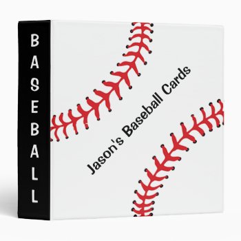 Baseball Scrapbook Binder by SjasisSportsSpace at Zazzle